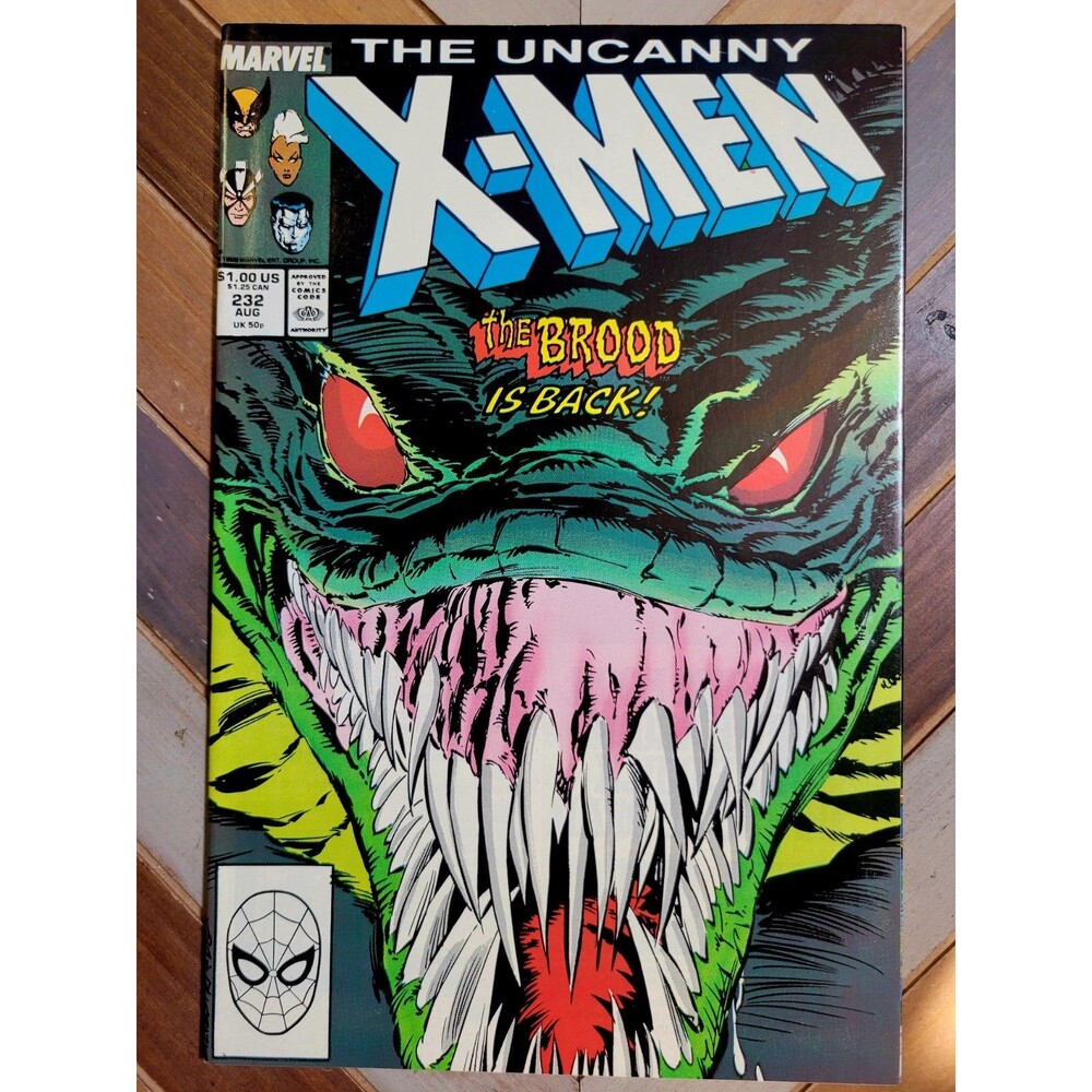 X-Men #232 VF- (Marvel 1988) Brood! Havok, Polaris Story! Claremont, Silvestri